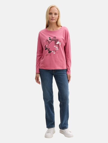 TOM TAILOR Shirt in Pink
