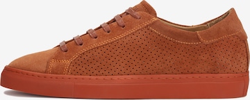 Sneaker bassa di Kazar in arancione: frontale