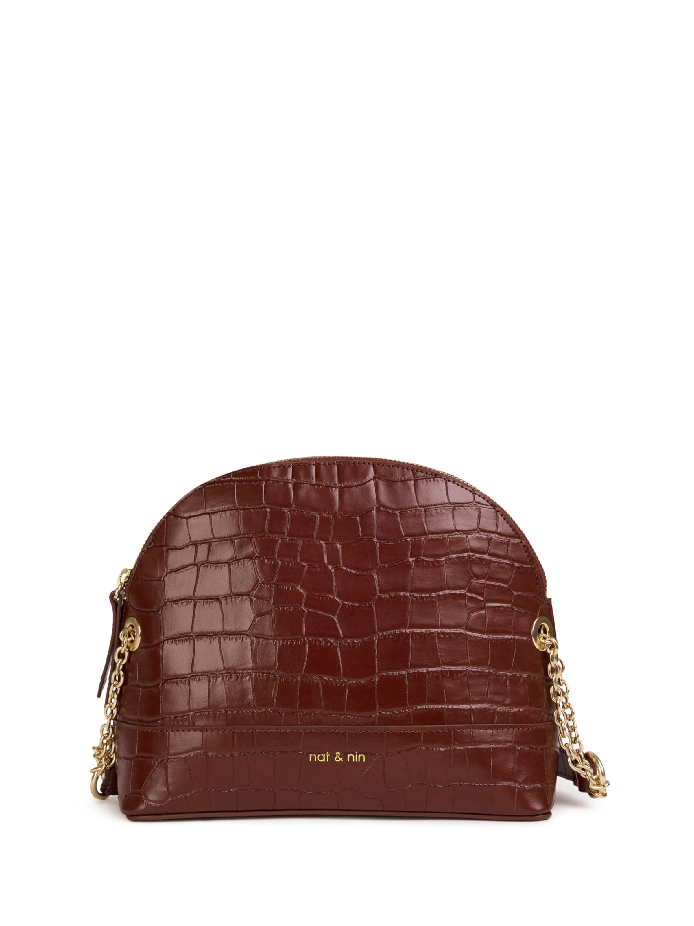 Nat&Nin Olkalaukku ' JULIET ' värissä ruskea: etupuoli