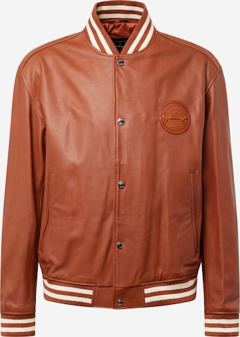 BOSS Black Between-Season Jacket 'Morlo' in Brown: front