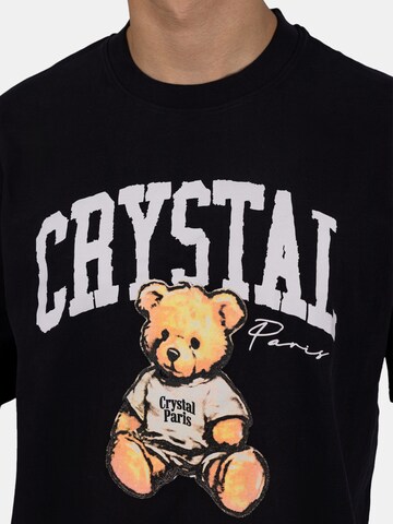 Crystal Paris Shirt 'Teddy'‌‌‌ in Schwarz