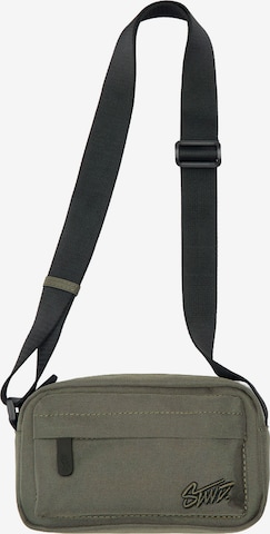 Pull&Bear Olkalaukku värissä vihreä: etupuoli