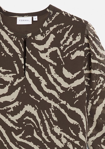 COMMA Bluse in Braun