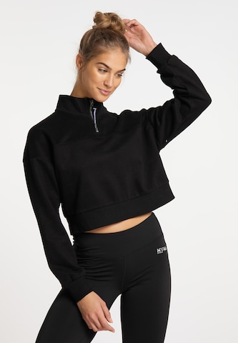 myMo ATHLSR Sweatshirt in Schwarz: predná strana