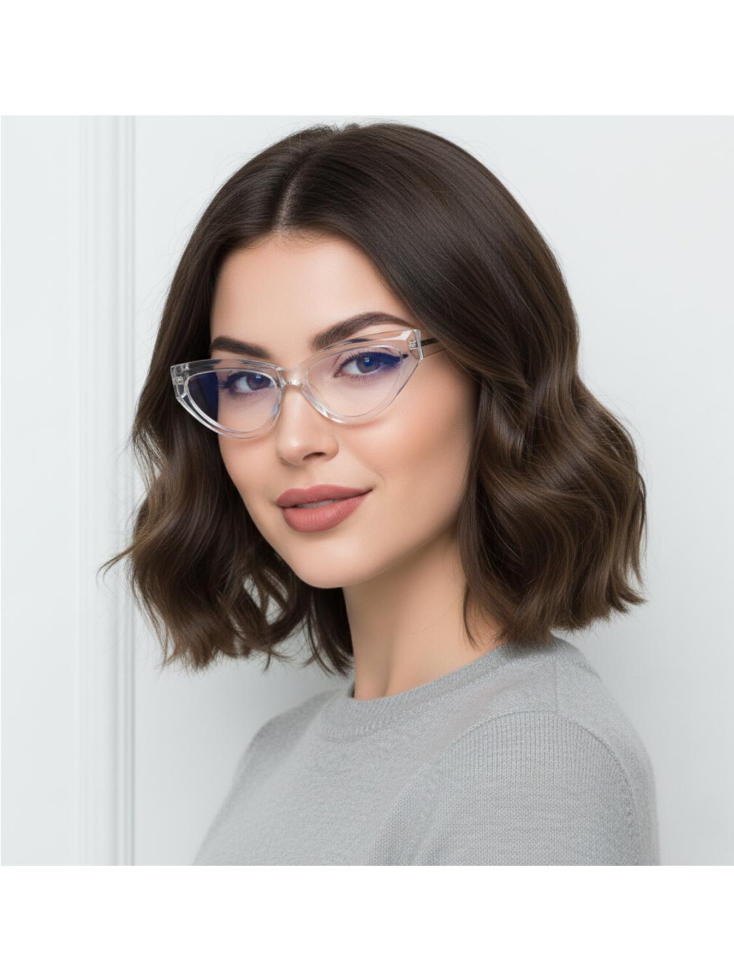 VEYREY Sunglasses in Transparent