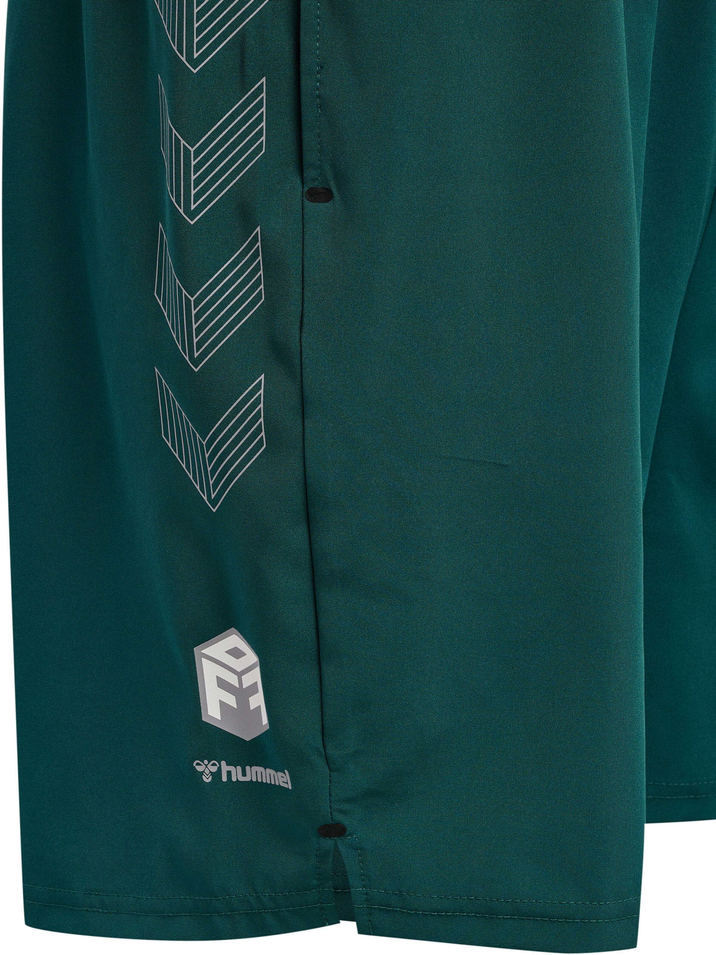 Hummel Regular Workout Pants 'Move Grid' in Green