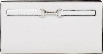 Michael Kors Portemonnaie 'Carson Large Snap Wallet' in Weiß: Vorderseite