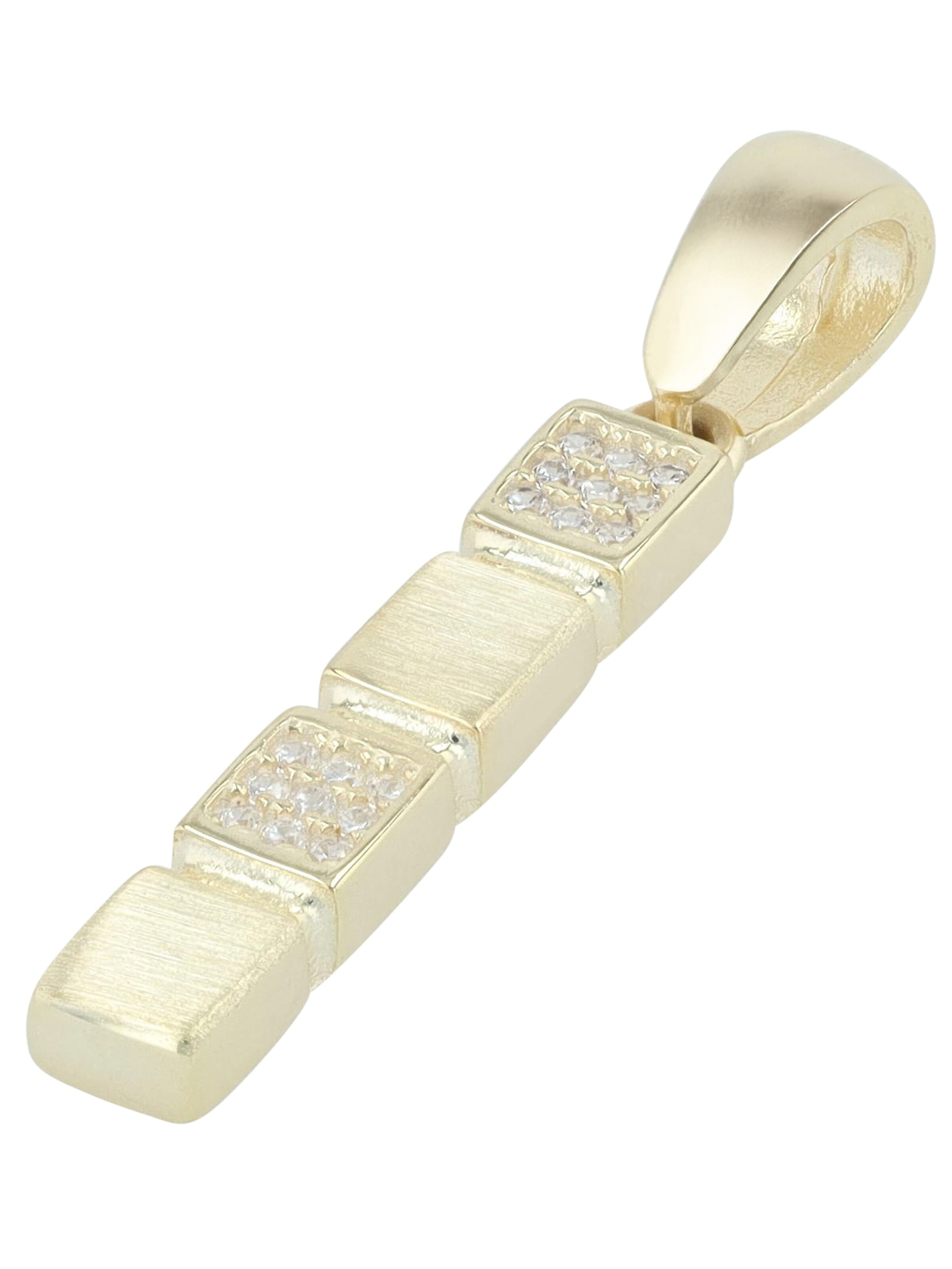 Akzent Pendant 'langlebig' in Gold