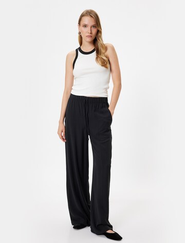Koton Wide leg Trousers in Black