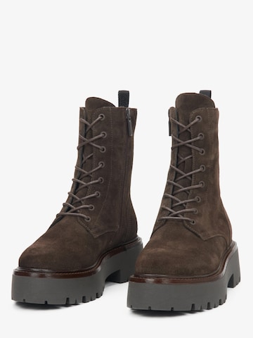 Stivaletto stringato '09-3287' di Estro in marrone