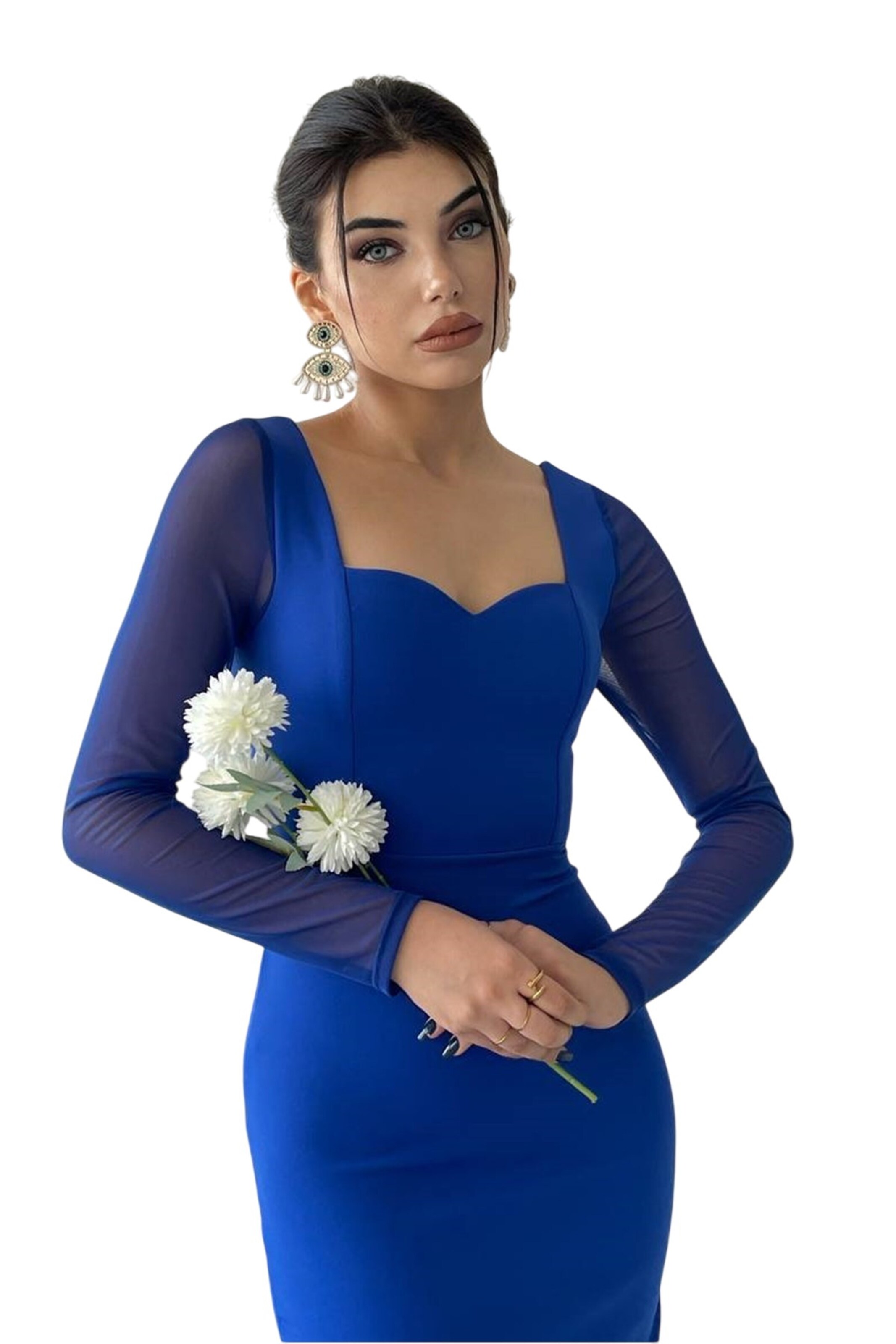 WOMAN VISION Kleid in Blau