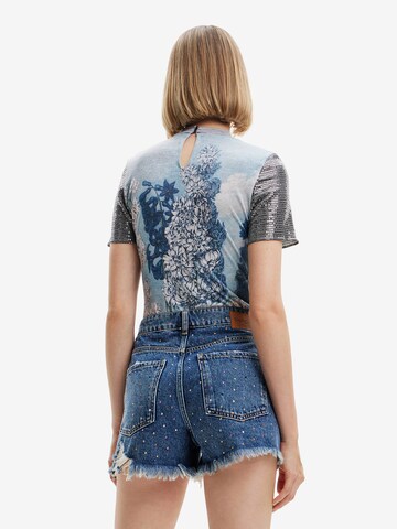 Desigual - Camisa body 'Helene' em cinzento