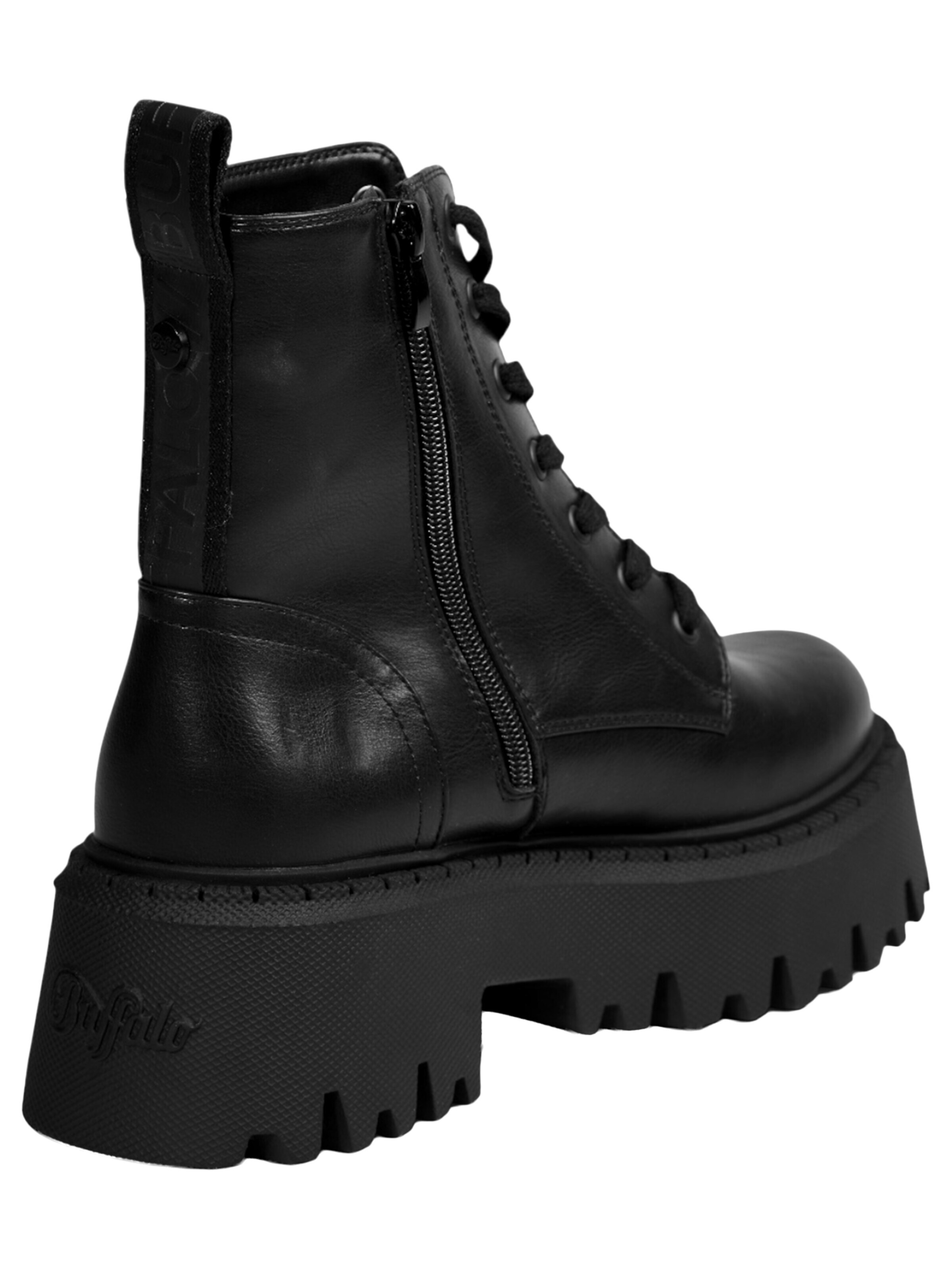 BUFFALO Boots 'Aspen Lace Up Mid' in Black
