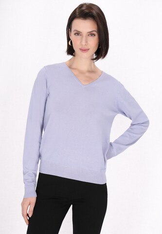 usha BLACK LABEL Trui in Lila: voorkant