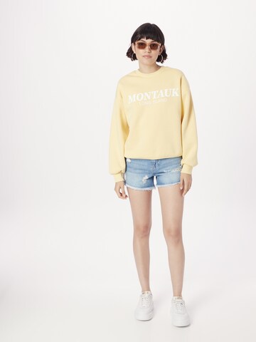 Gina TricotSweater majica 'Riley' - žuta boja