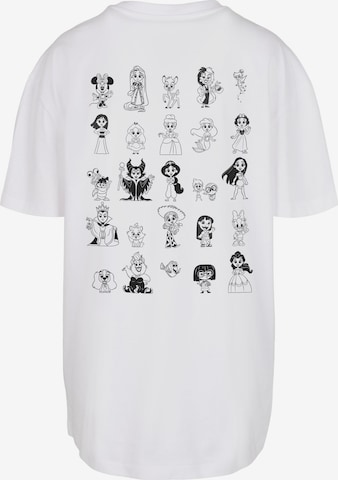 Merchcode Tričko 'Disney 100 Girl Gang' - biela: predná strana
