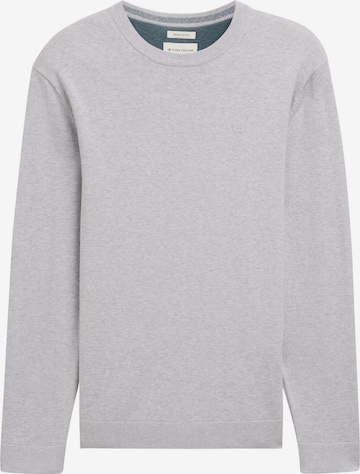 TOM TAILOR Sweater in Grey: front