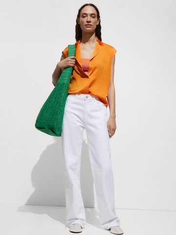MANGO Bluse 'SASSA' i orange