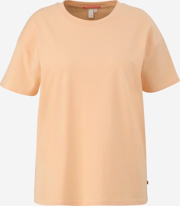 T-shirt oversize QS en orange : devant
