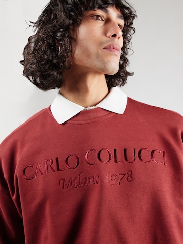 Carlo Colucci Sweatshirt in Braun