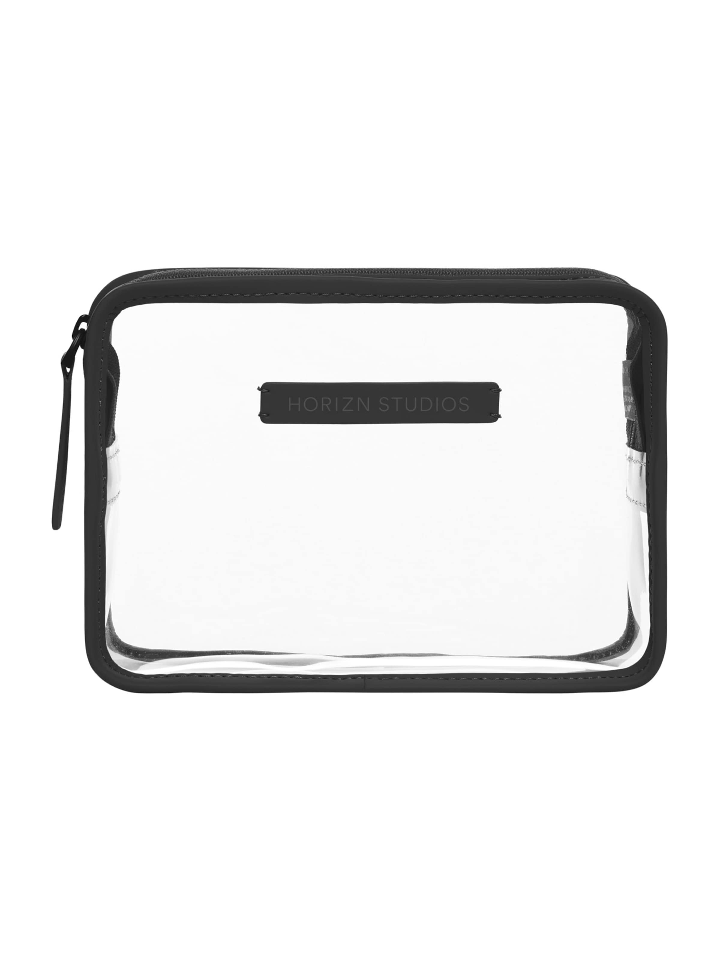 Horizn Studios Toilettas in Transparant: voorkant