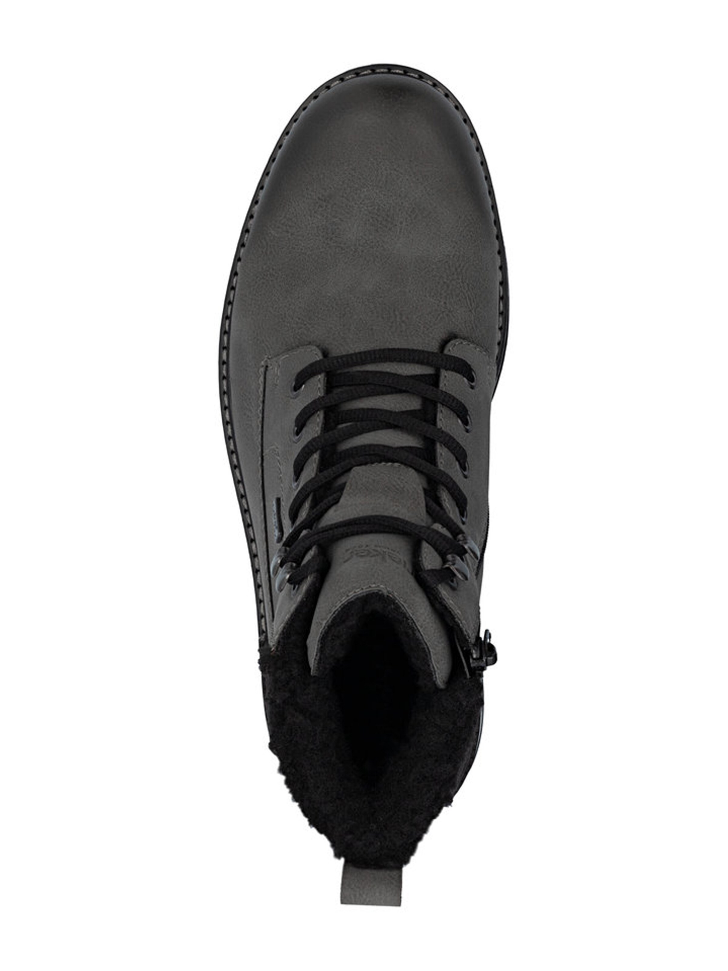 Rieker Боти с връзки в сиво