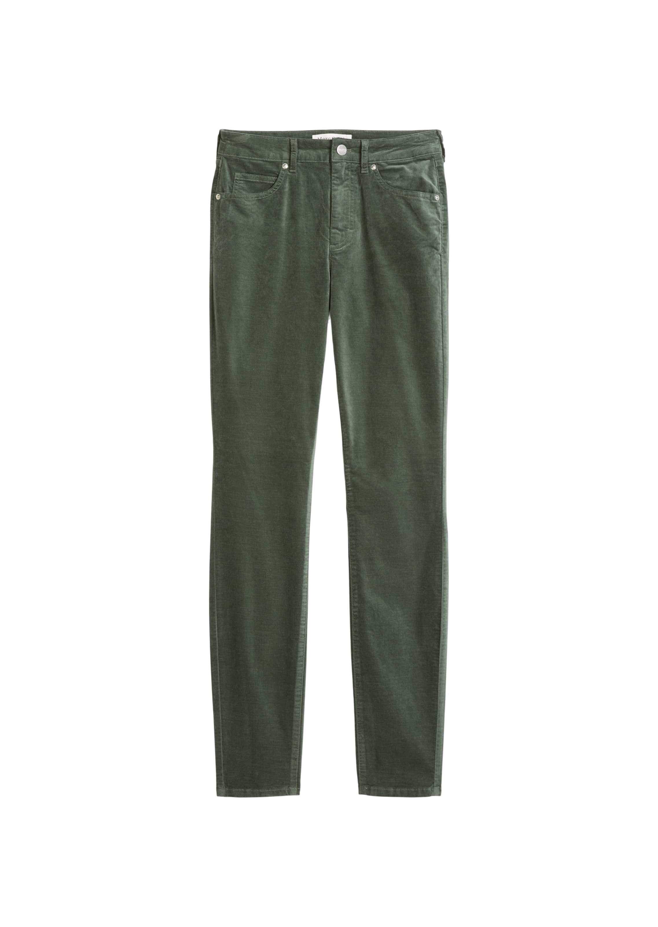 Marc O'Polo Slimfit Broek in Groen: voorkant