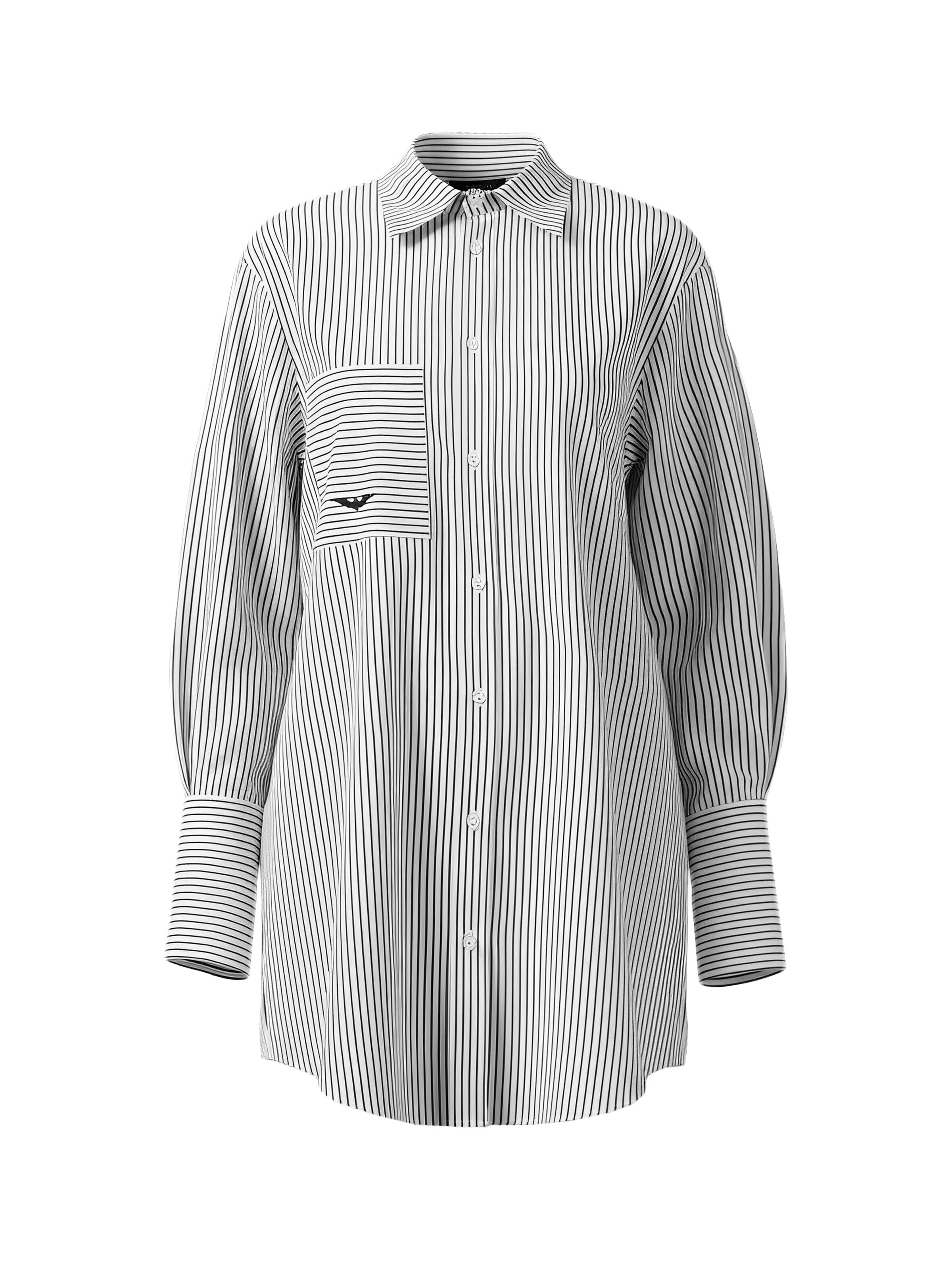 Chemisier 'UMBRA shirt' DIVALO en blanc : devant