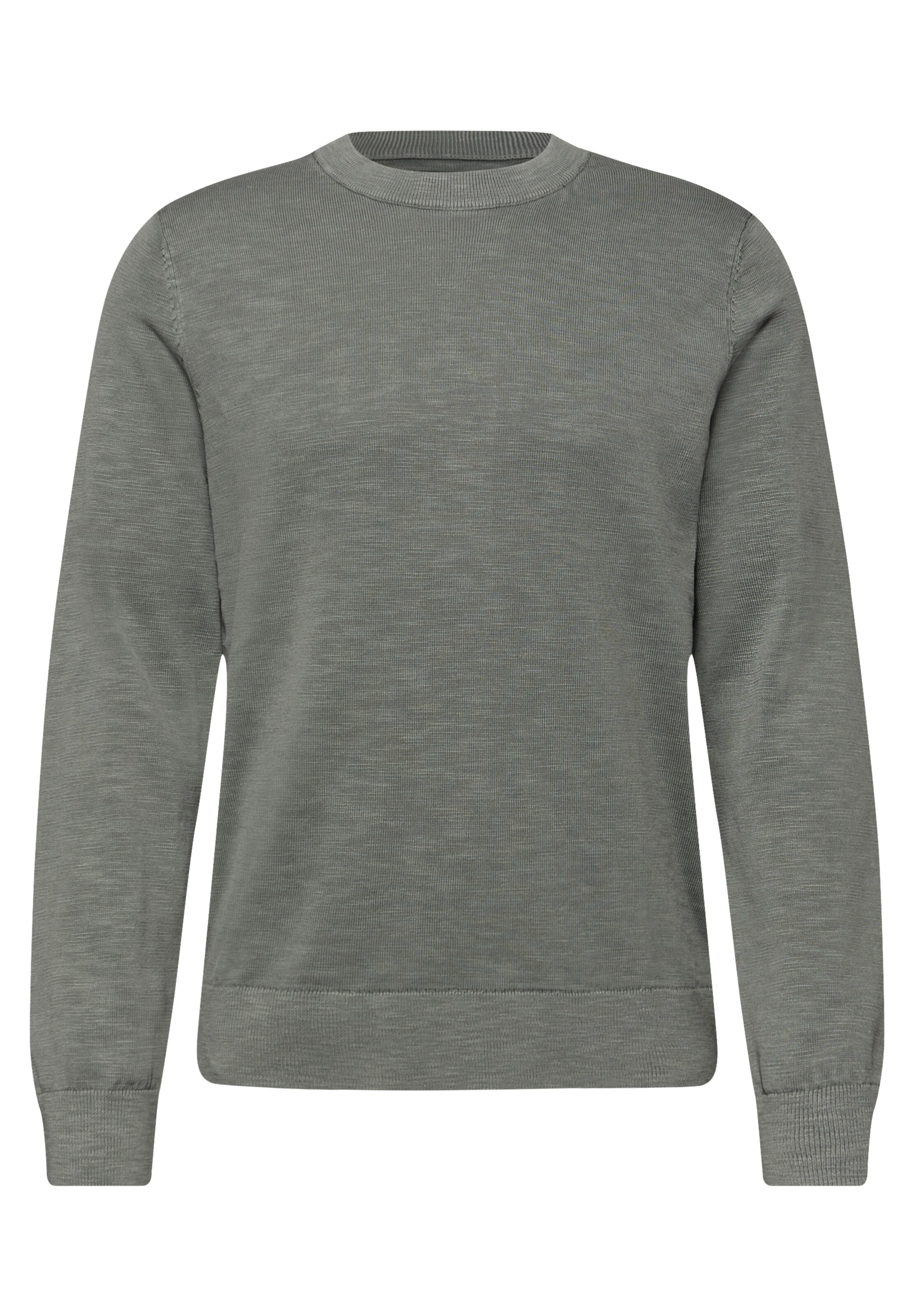 Street One MEN Pullover in Grün: Vorderseite