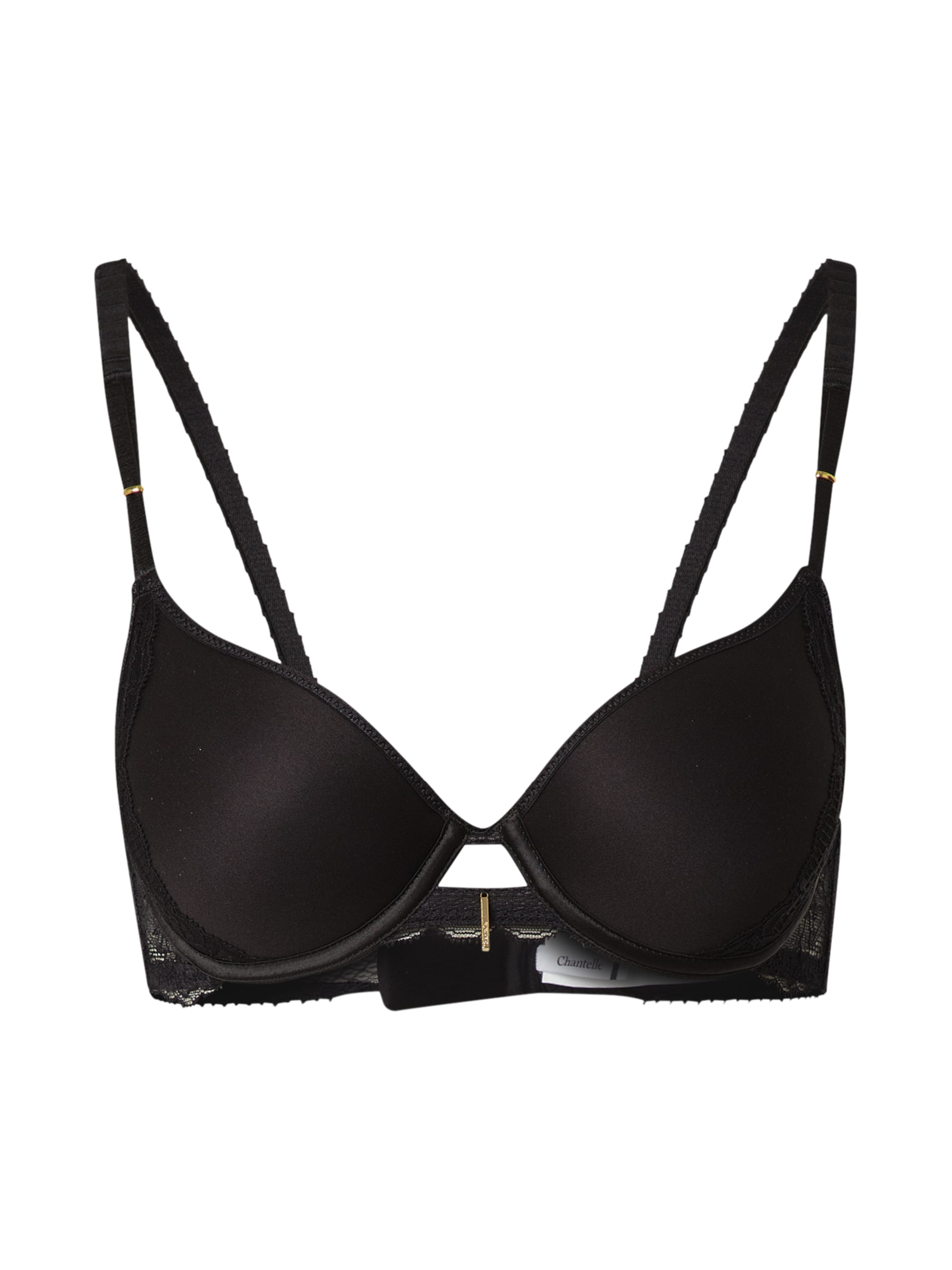 melns Chantelle T-krekla Krūšturis 'WALTZ': no priekšpuses