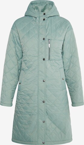 Usha Between-seasons coat in Green: front