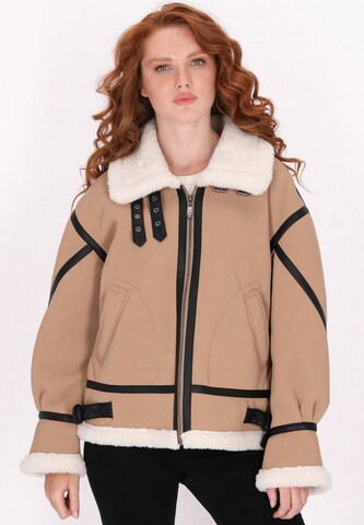 Giacca di mezza stagione di DreiMaster Vintage in beige: frontale