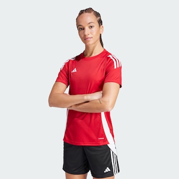 Maillot 'Tiro 24' ADIDAS PERFORMANCE en rouge : devant