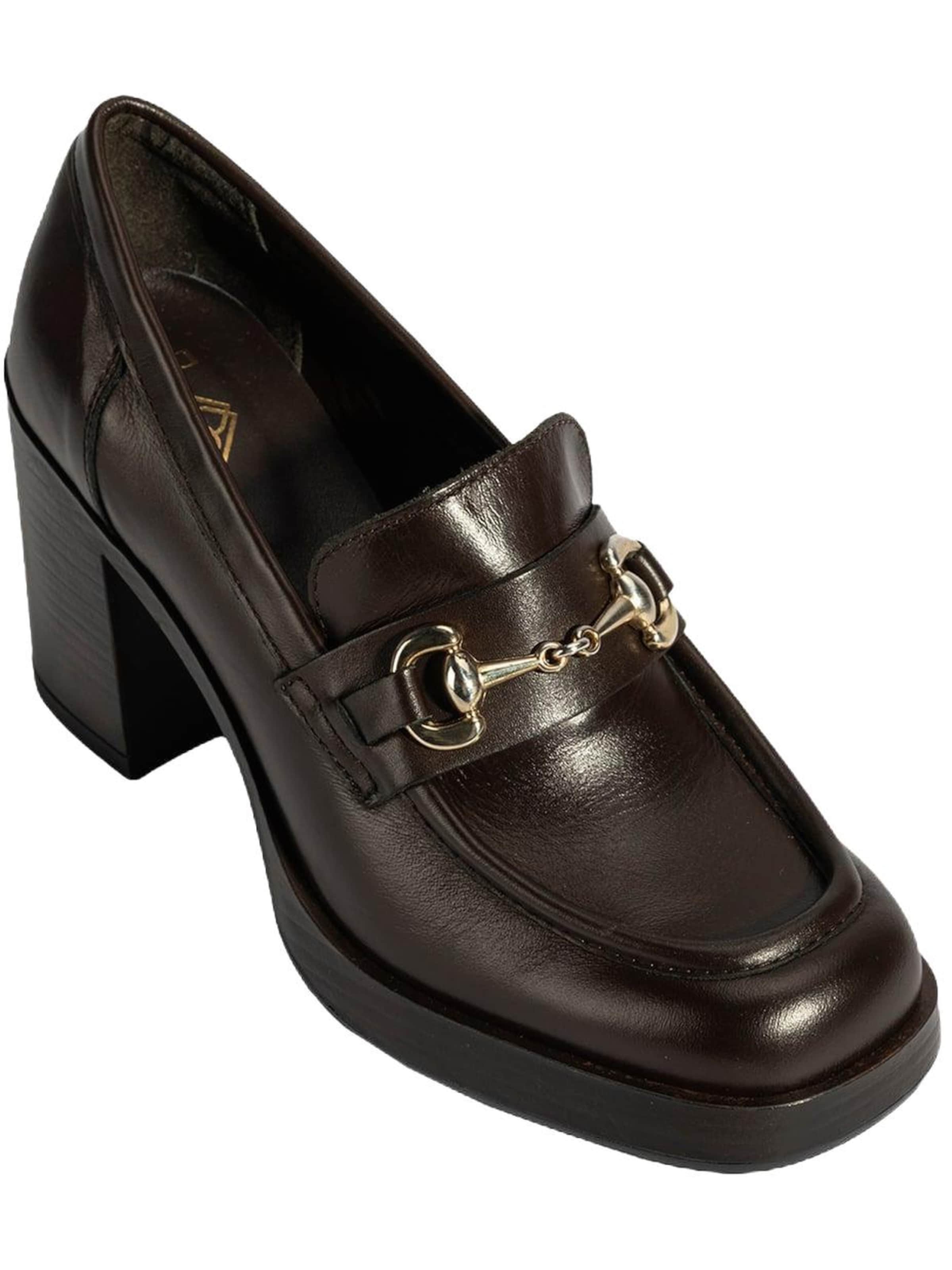 Mocassin Desa en marron : devant