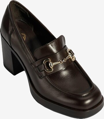 Mocassin Desa en marron : devant