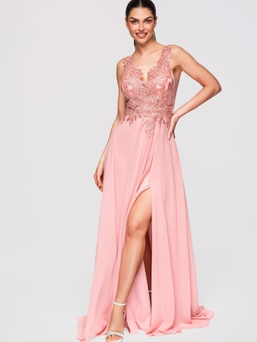 Ombre Avondjurk in Roze
