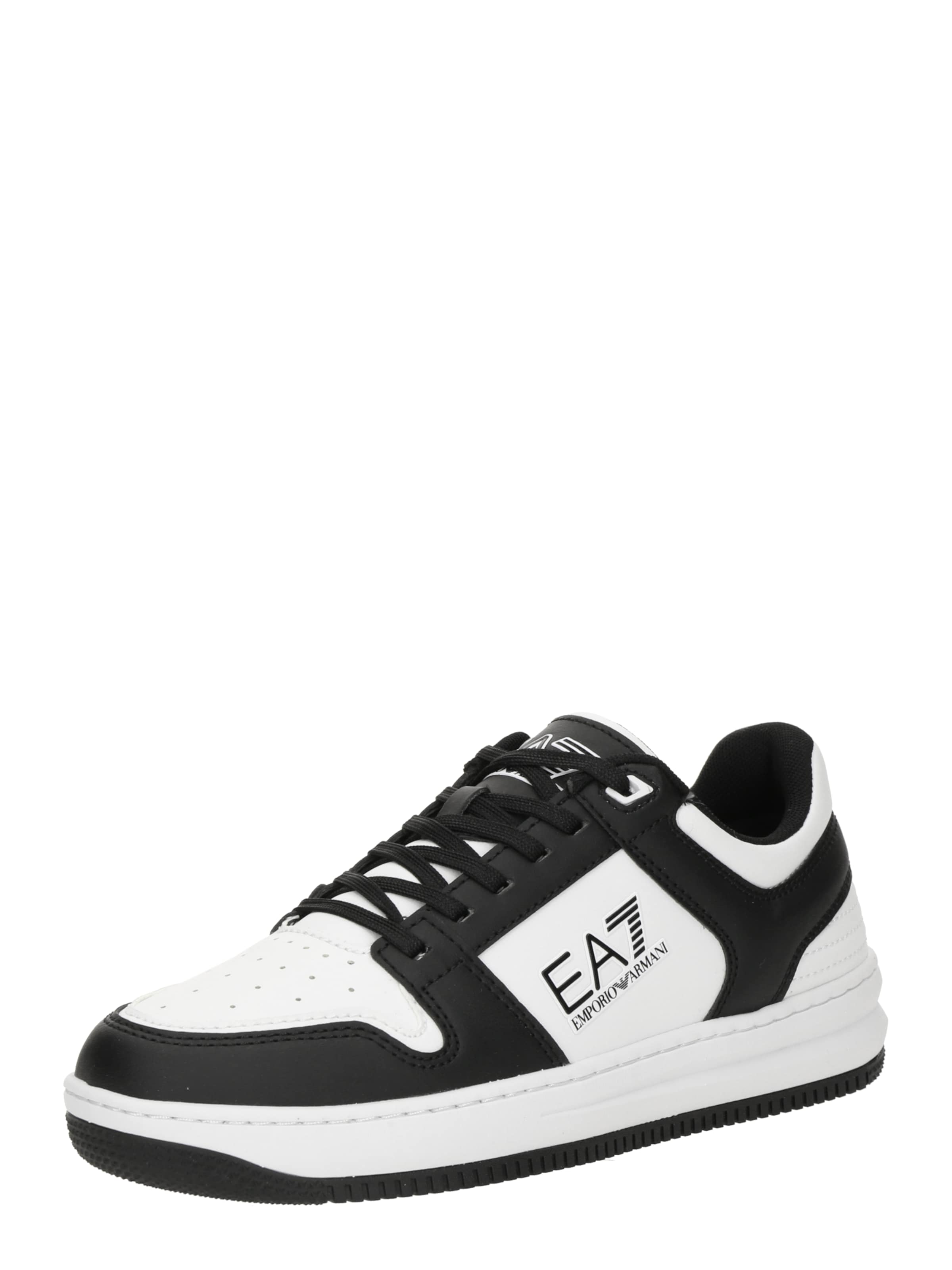 EA7 Emporio Armani - Zapatillas deportivas bajas 'SLASHER' en negro: frente