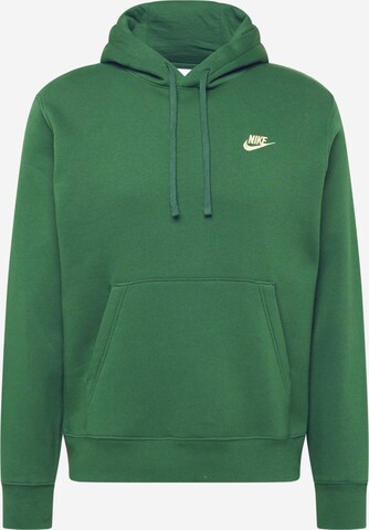 zaļš Nike Sportswear Sportisks džemperis 'Club Fleece': no priekšpuses