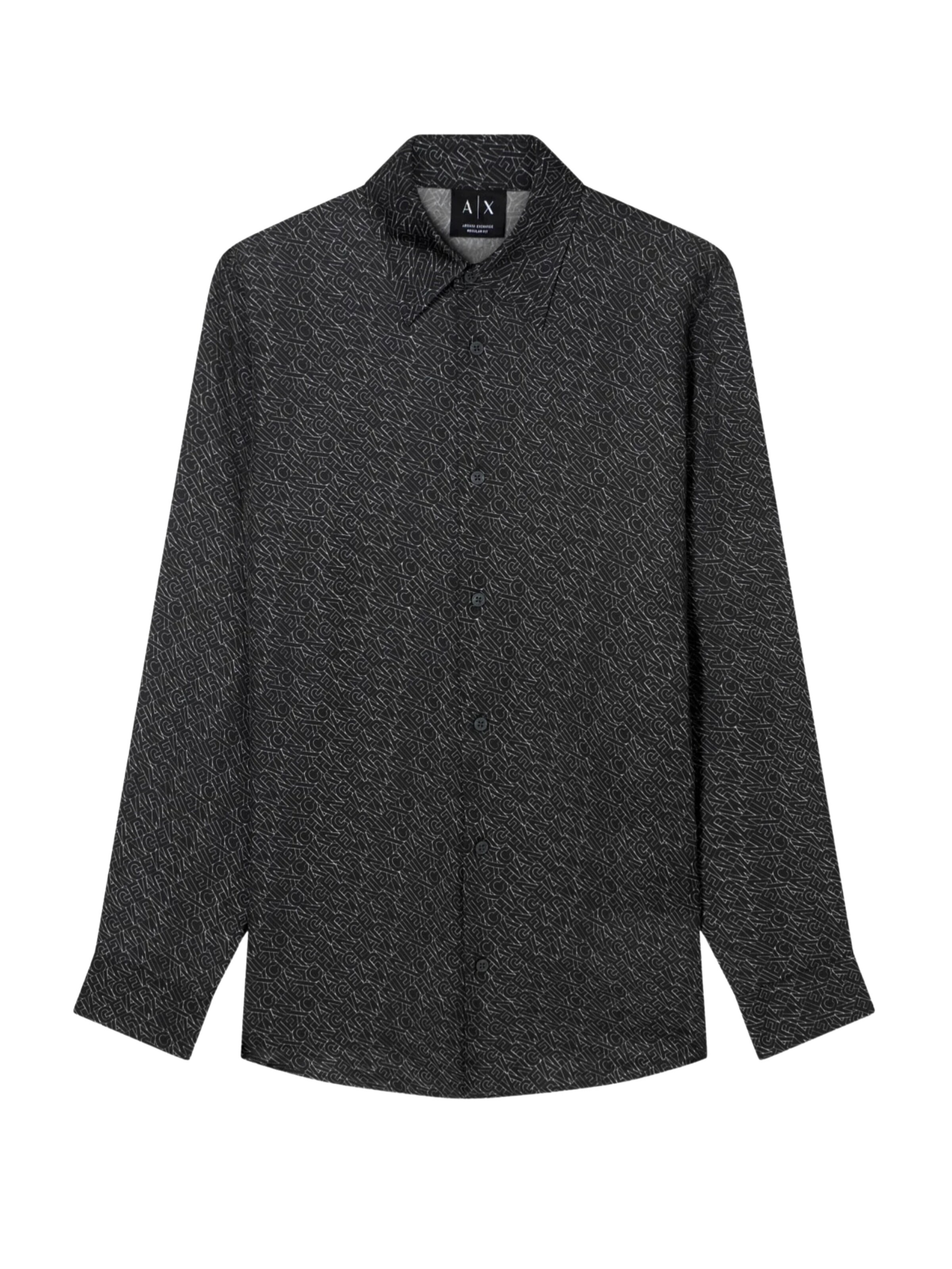 ARMANI EXCHANGE Regular Fit Hemd 'XM002280'‌‌‌‌‌‌‌‌‌‌ in Schwarz: Vorderseite
