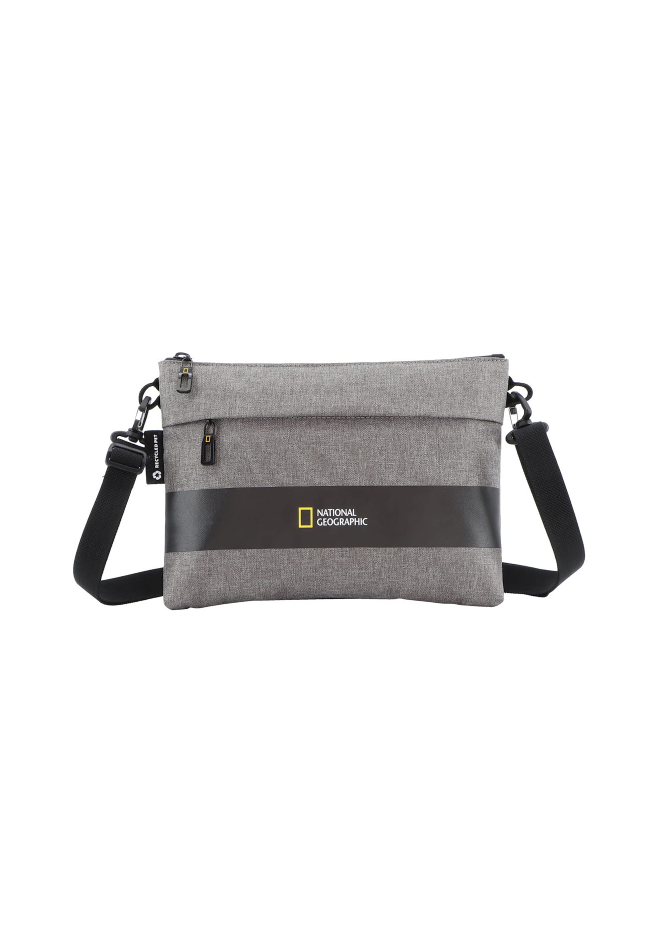 National Geographic Schultertasche in Grau: Vorderseite
