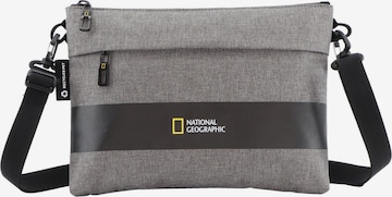 National Geographic Crossbody Bag in Grey: front