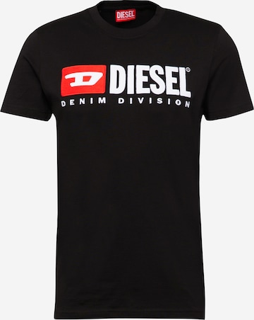 T-Shirt 'Diegor' DIESEL en noir : devant