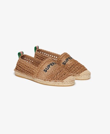 Espadrilles 'Raffia' Superdry en marron