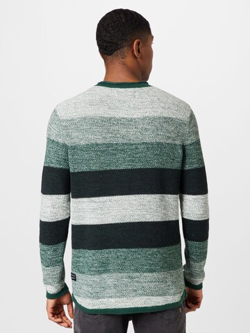 TOM TAILOR DENIM Sweater in Green