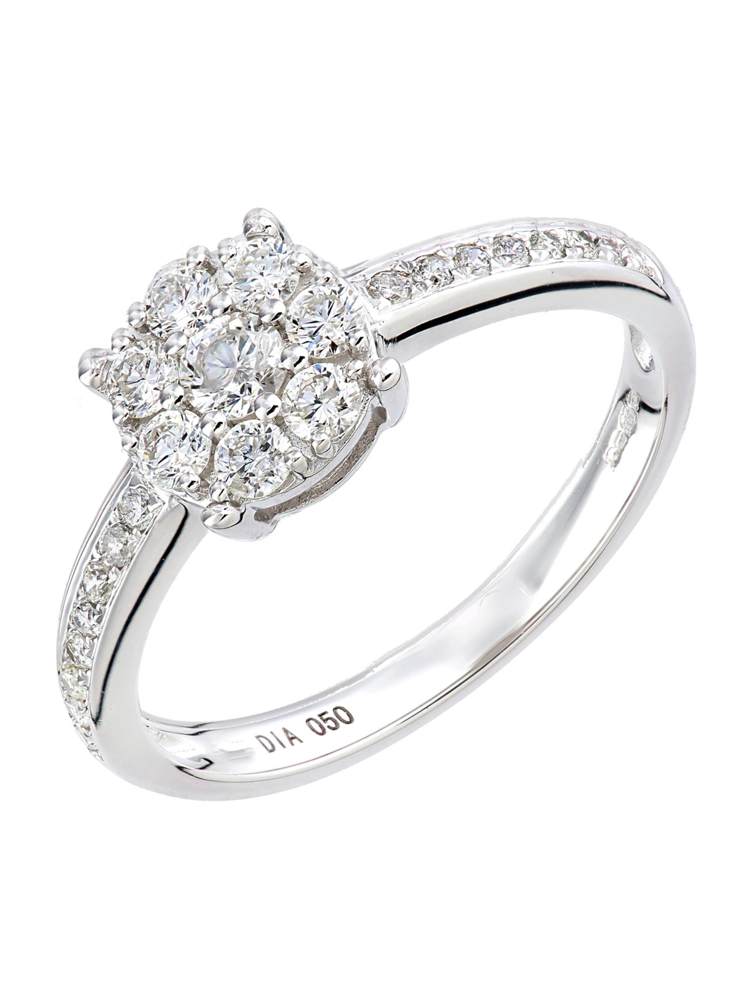 DIAMANT LETERNEL Ring‌‌‌ in Silber: Vorderseite