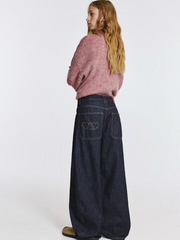 Pull&Bear Bő szár Farmer - kék