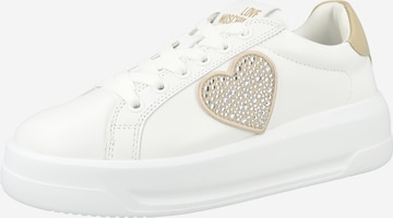 Love MoschinoNiske tenisice 'JA15045G1O' - bijela boja: prednji dio