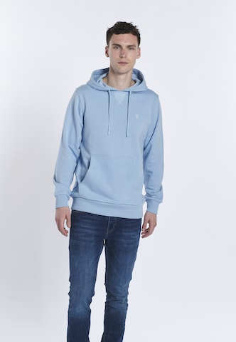 DENIM CULTURE Sweatshirt 'Hector' in Blauw: voorkant
