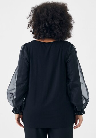 ADIA fashion Blouse in Black