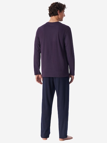 SCHIESSER Schlafanzug ' Comfort Essentials ' in Blau